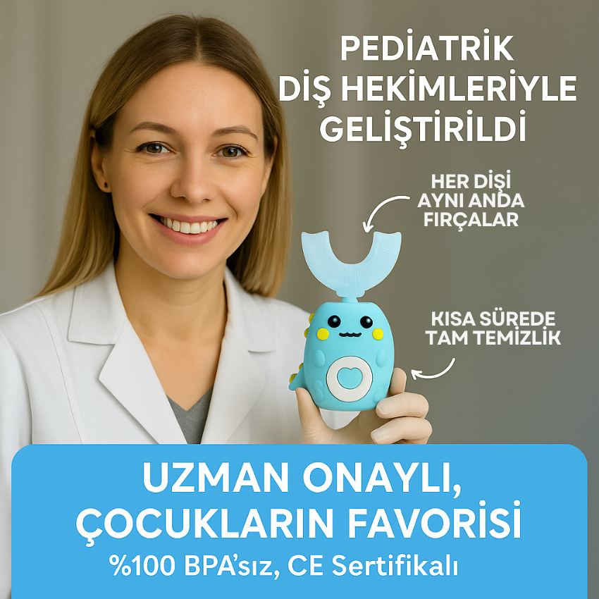 KidSelects | DinoFırça 360° Çocuk Diş Fırçası